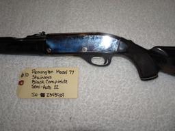 Remington Model 77 Stainless Black Composite Semi-Auto 22