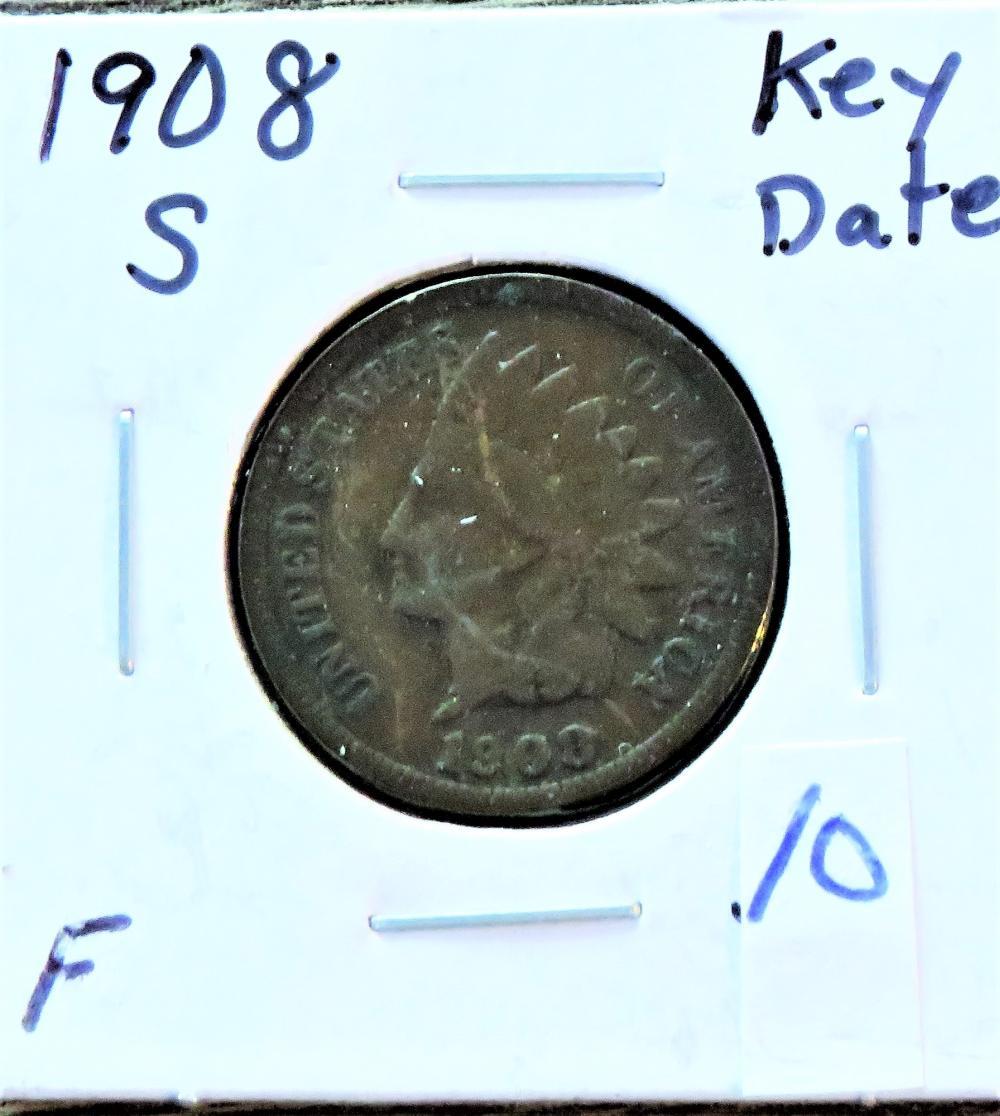 1908-S Indian Head Cent