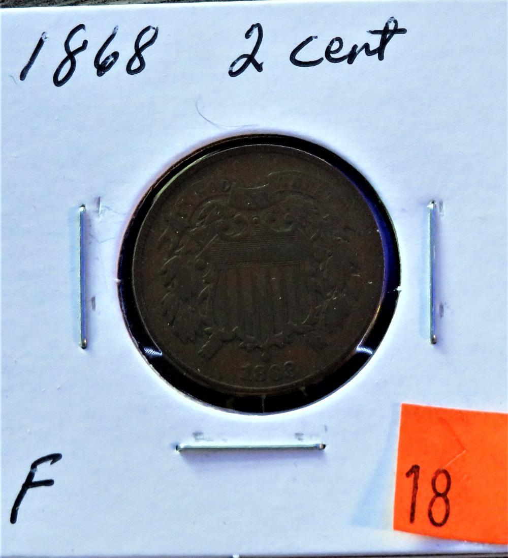 1868 2 Cent Piece