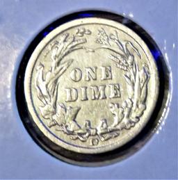 1908-D Barber Dime