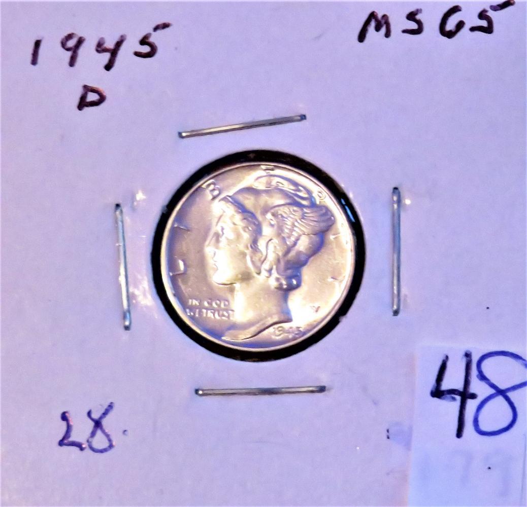 1945-D Mercury Dime