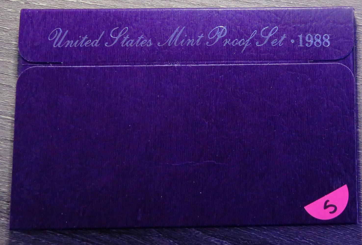 1988 US Mint Proof Set