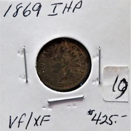 1869 Indian Head Cent