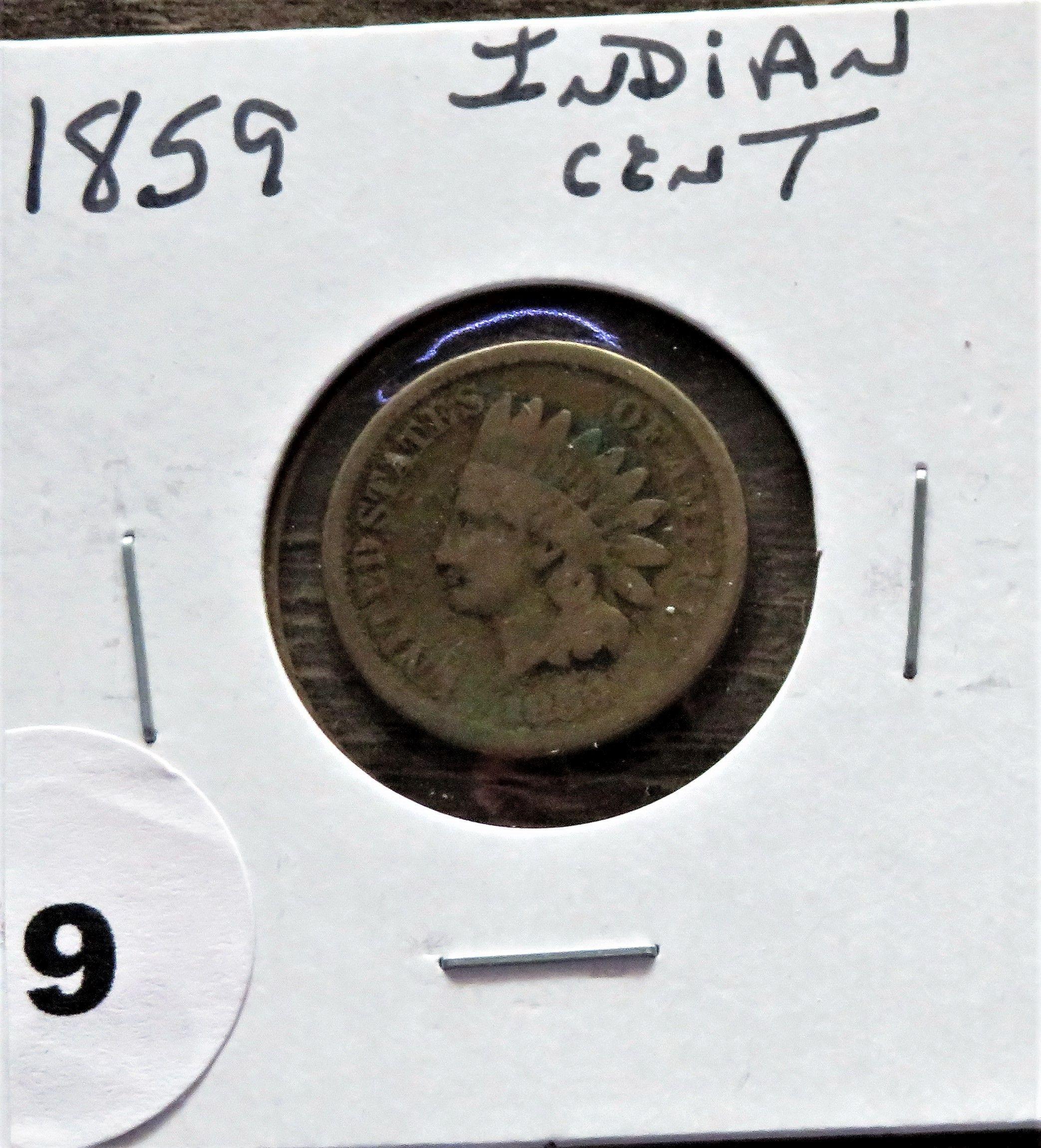 1859 Indian Head Cent