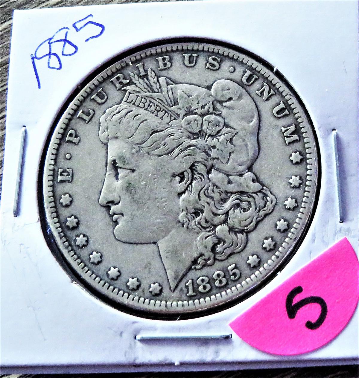 1885 Morgan Silver Dollar