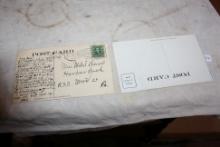 Early 1900s Taft Sherman Political Post Cards