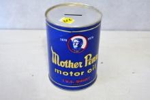 Mother Penn oil can bank
