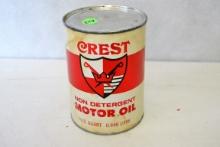 Crest oil can