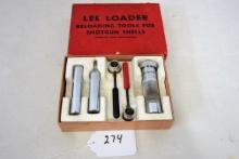 Lee loader shotgun shells reloading tools W/case
