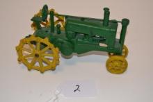 JD cast iron tractor
