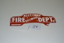 Bellwood fire department sign