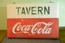 Metal "Tavern Coca-Cola" sign