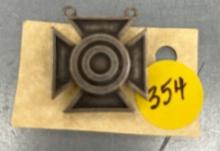 Vintage Military Target Pin