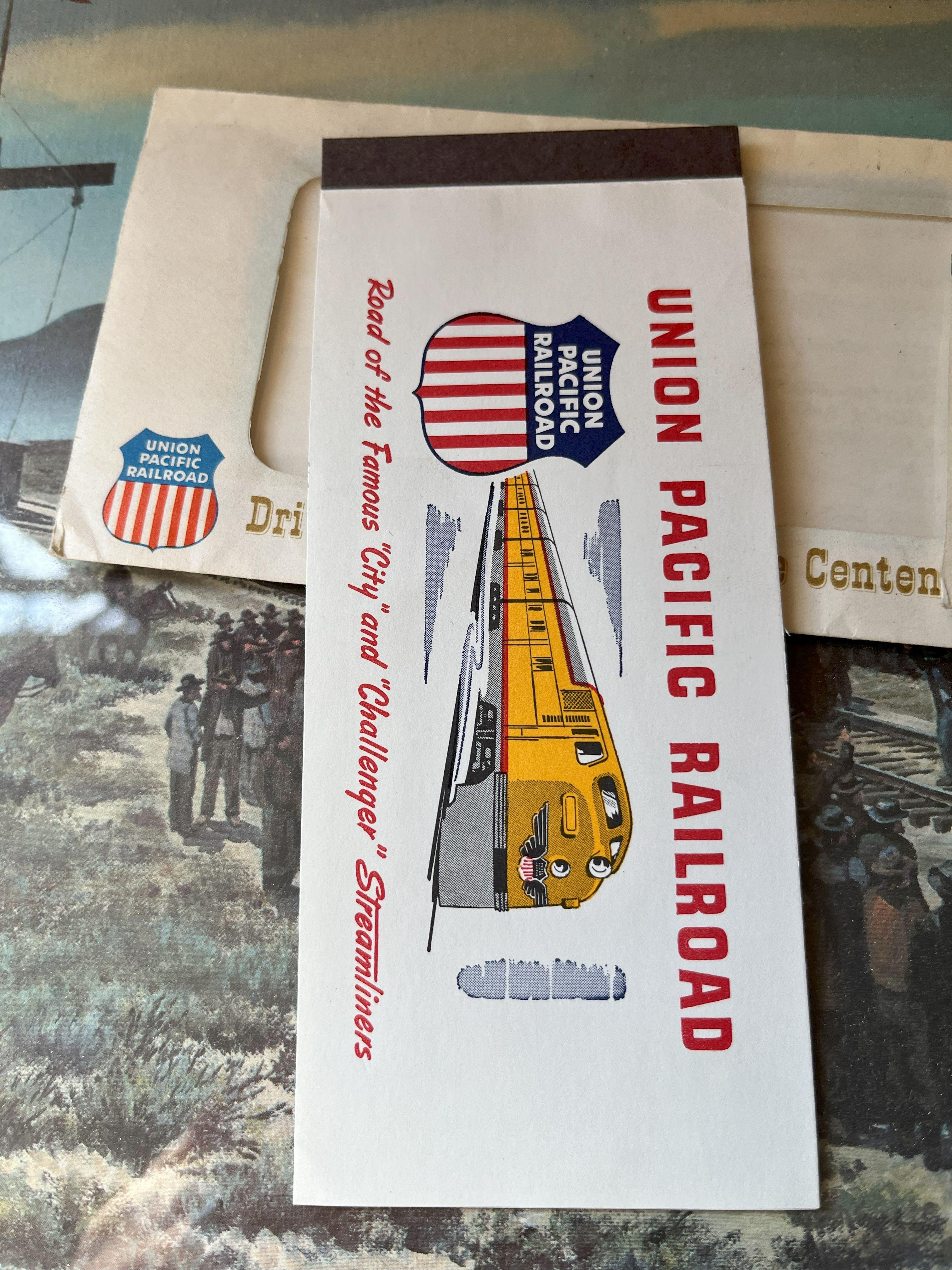 Vintage Union Pacific Railroad Picture and Event Tix