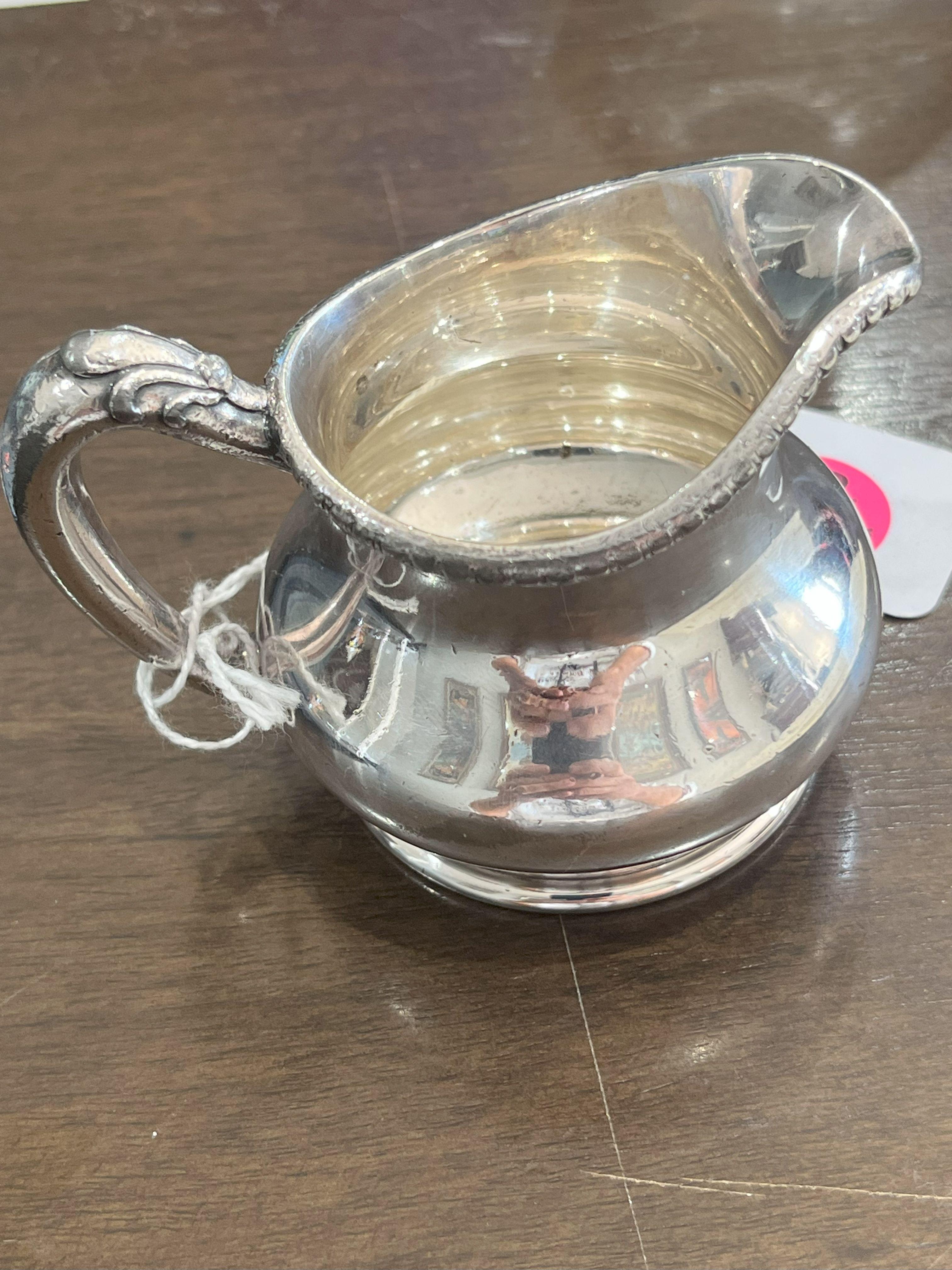 Mobile and Ohio R.R. Wallace Bros Nickel Silver Creamer