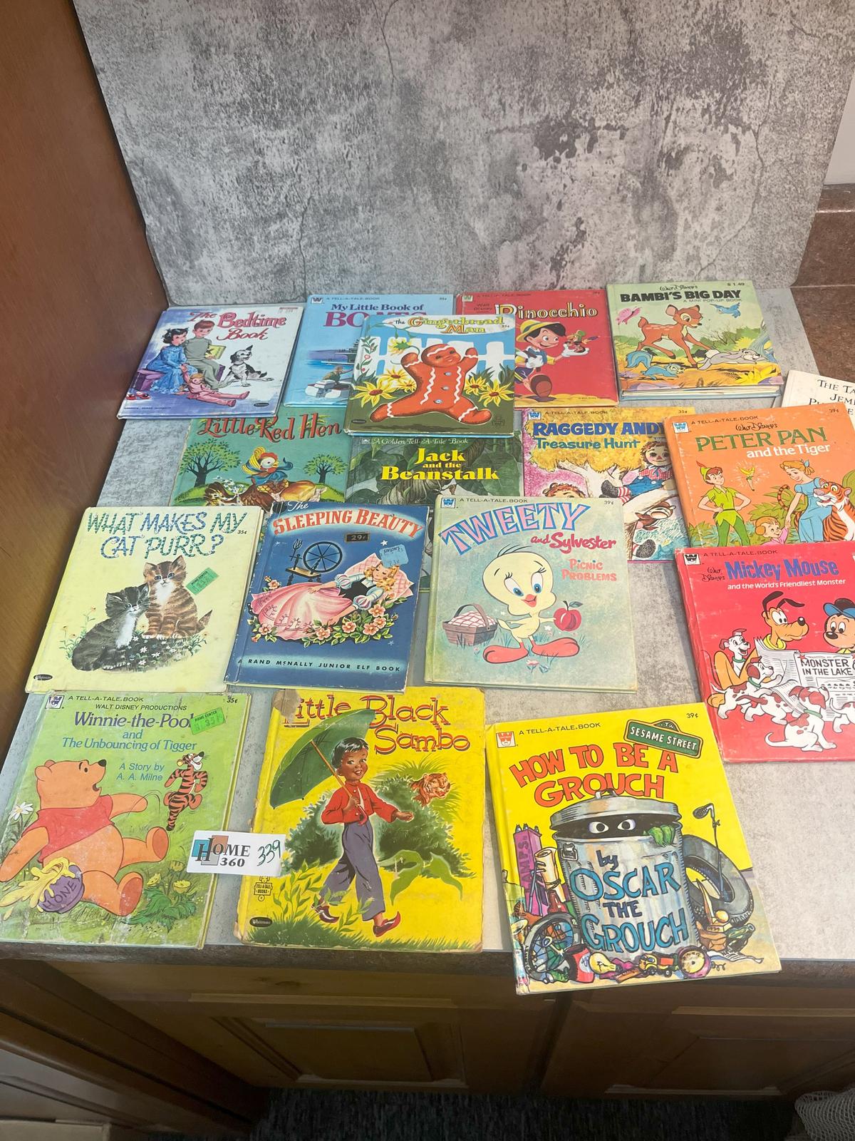 1970's Whitman Childrens Tell-a-tale Books (15)