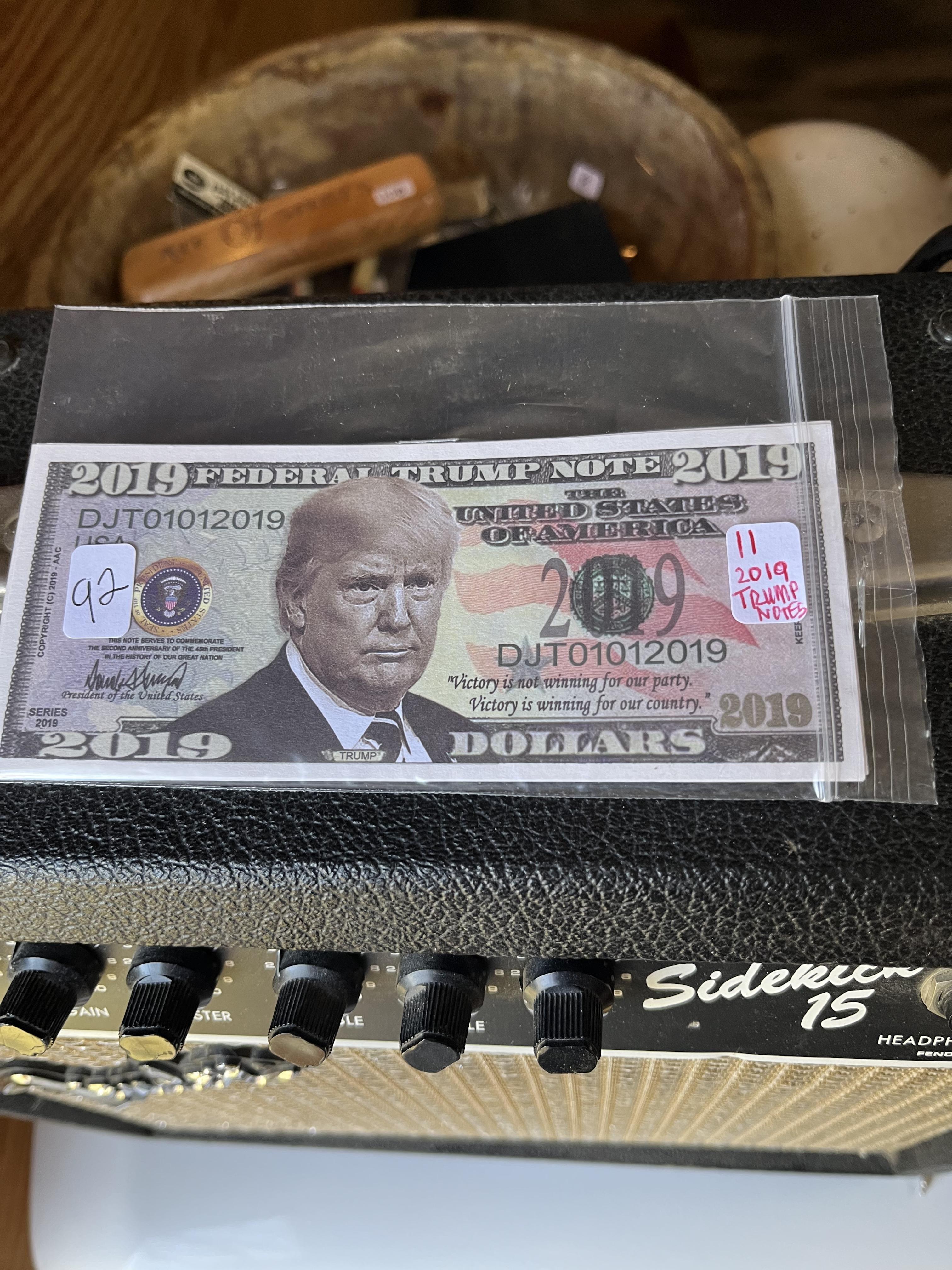 11 - 2019 Trump Notes