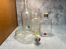 Old Quaker Whiskey Bottles - 4