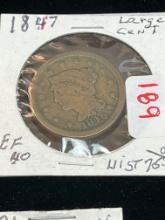 1847 Large Cent - EF40