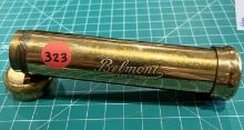 Belmont Record, Heavy Brass Casket Cylinder 6"