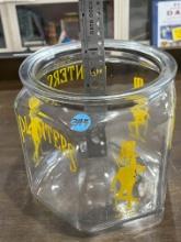 1950's Mr. Peanut Countertop Point-of-sale Jar - 7 Inch