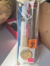 Misc. Adv Pencils, Cigars, 1990 Asian Games Coins