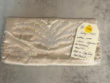 1950s Wedding/Prom Clutch - Hong Kong Hand Beaded