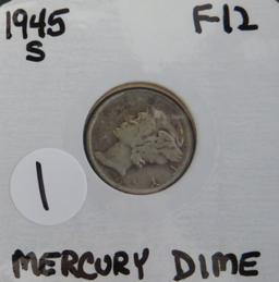 1945-S Mercury Dime