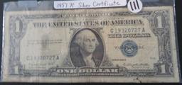 1957-A- 1$ Silver Certificate