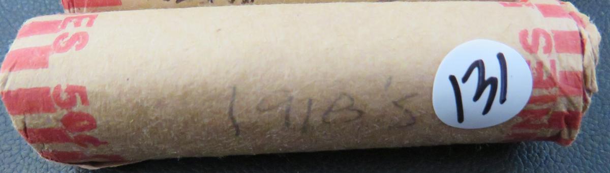 Roll of 1918 Lincoln Cents