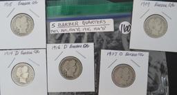 1907-1916- (5) Barber Quarters