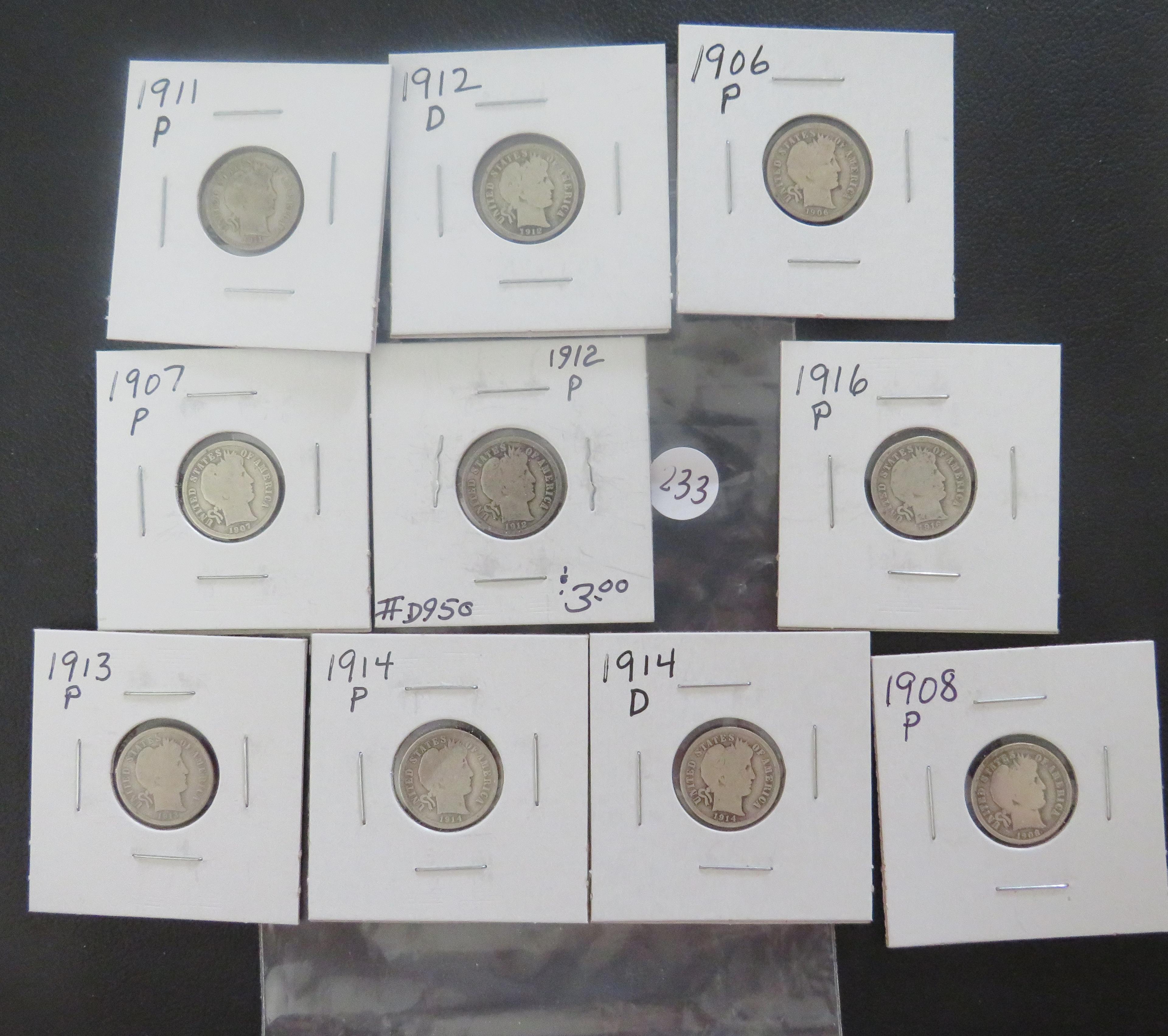 10- Barber Dimes