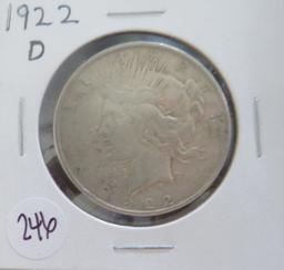 1922-D Peace Silver Dollar