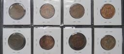 8- Great Britain Half Pennies