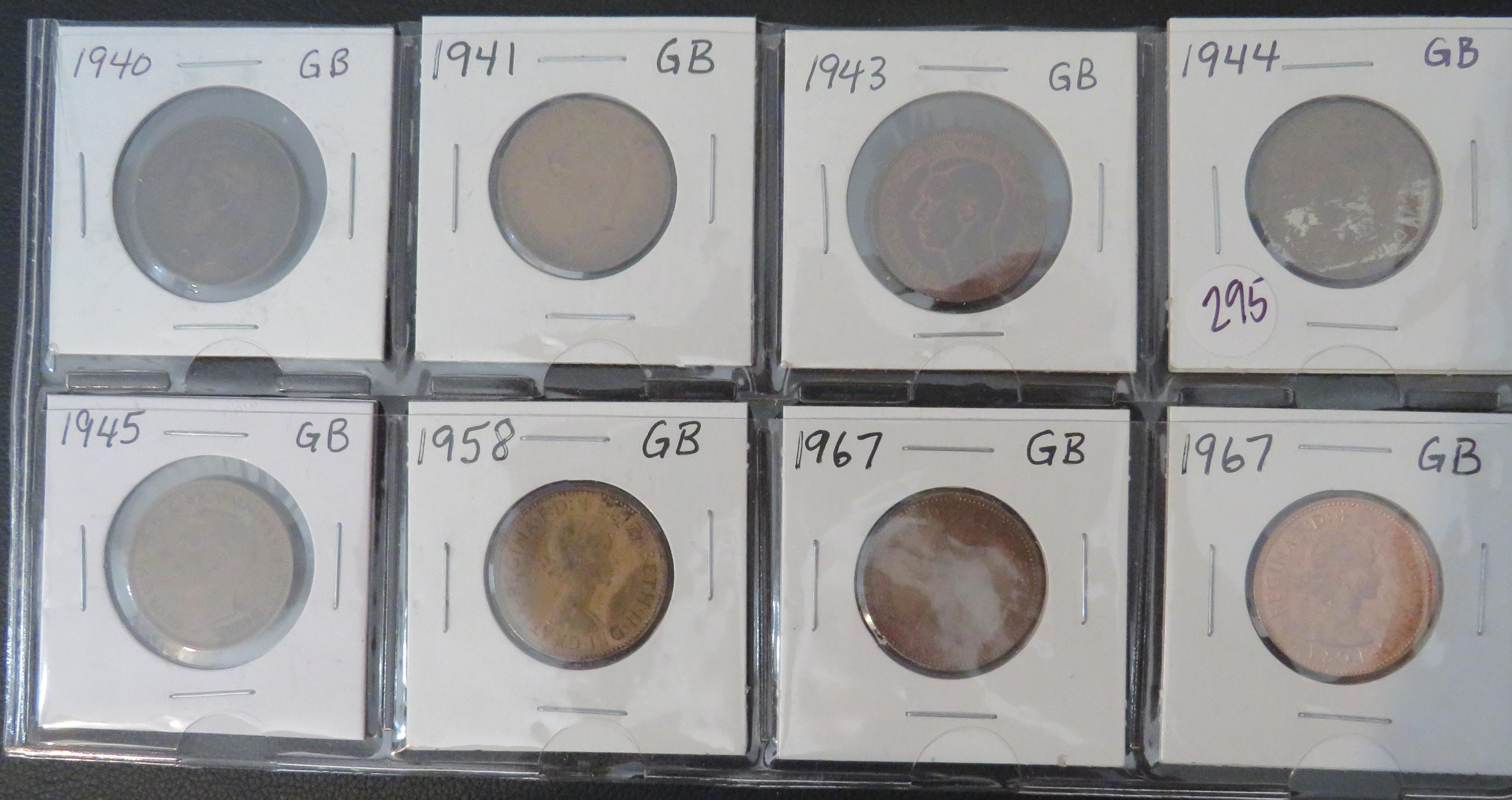 8- Great Britain Half Pennies