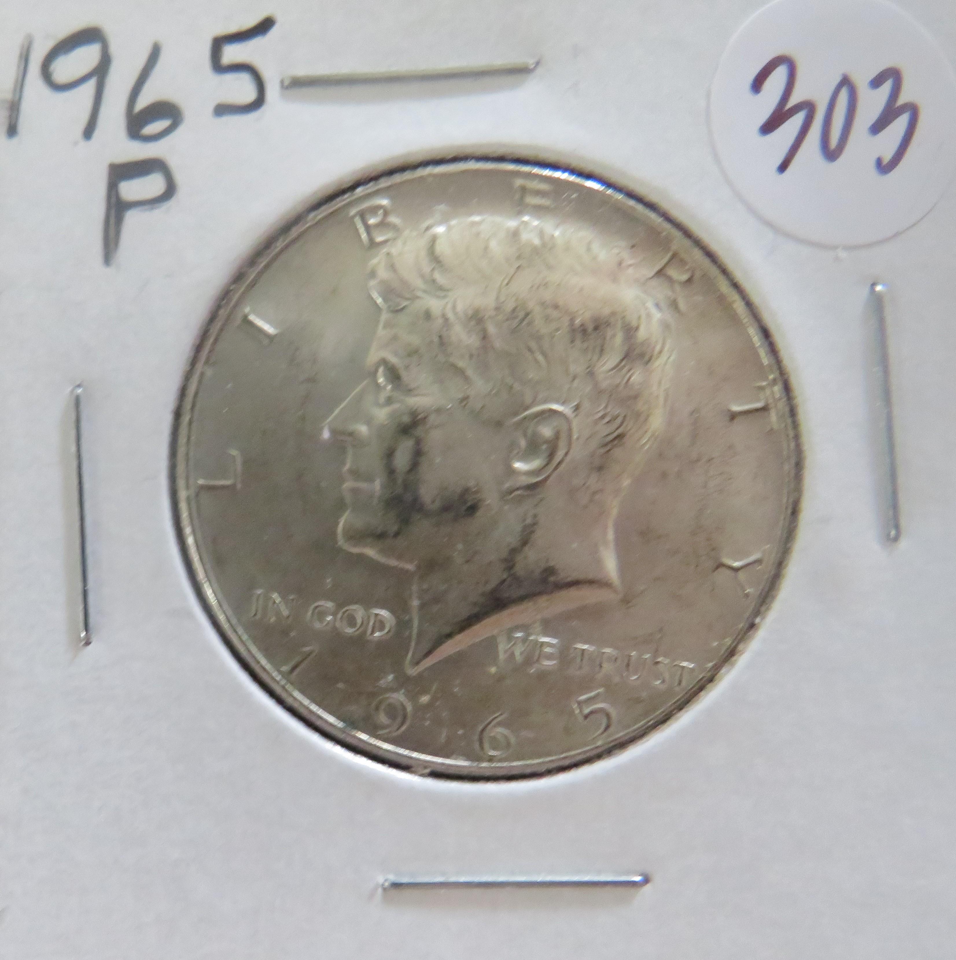 1965-P Kennedy Half Dollar