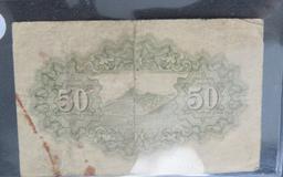 1954- WW2 Era, Japanese 50 Yen Bank Note