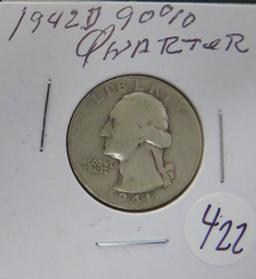 1942-D Washington Quarter