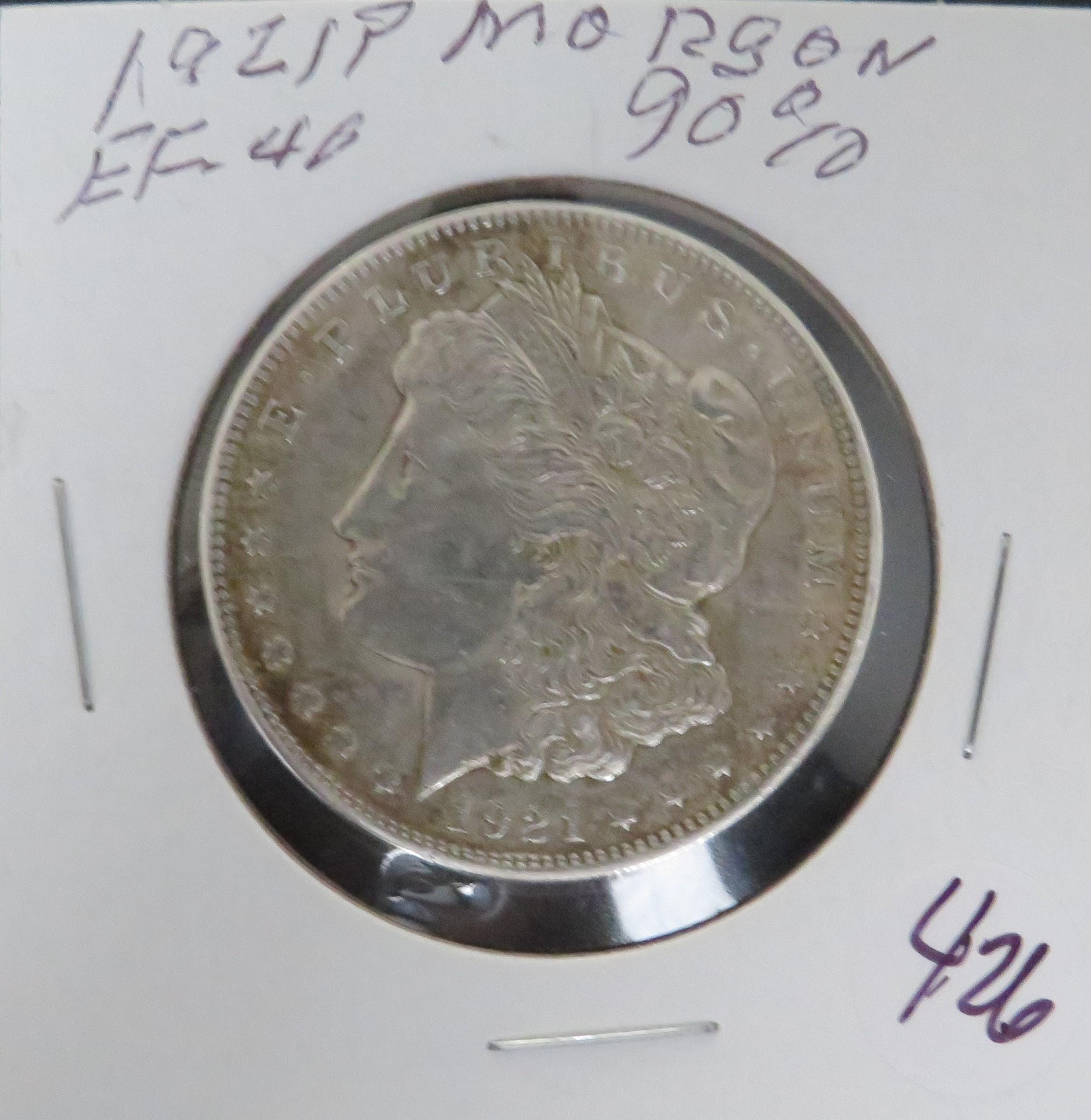 1921-P Morgan Silver Dollar