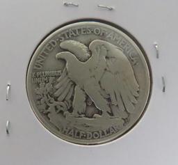 1937- Silver Walking Liberty Half Dollar