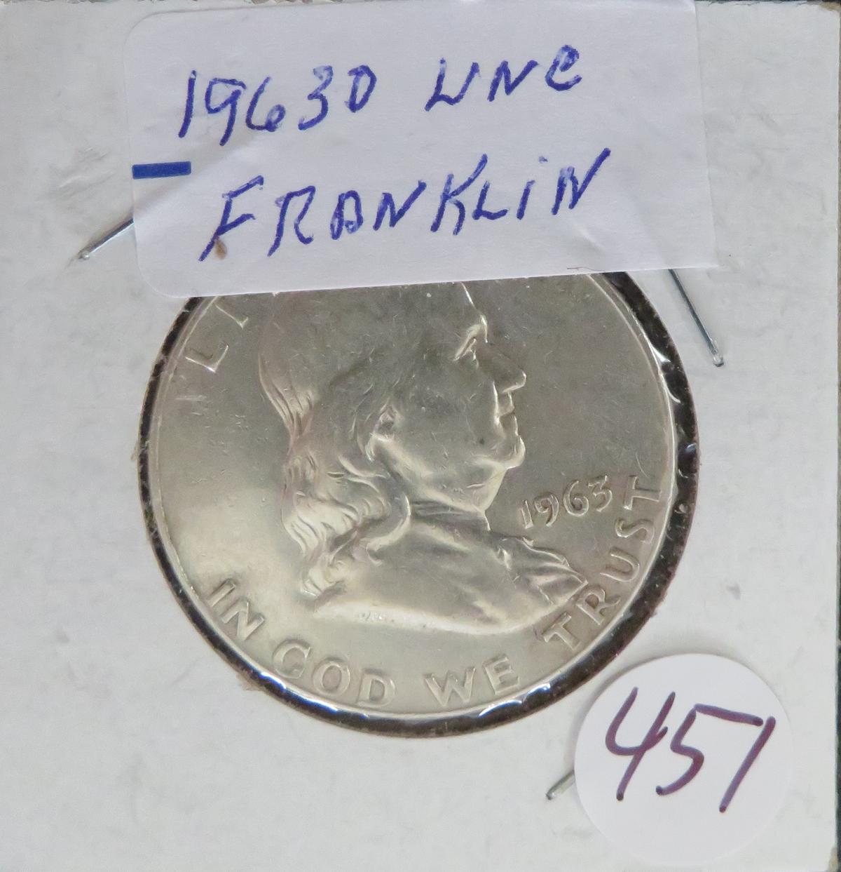 1963-D Franklin Half Dollar