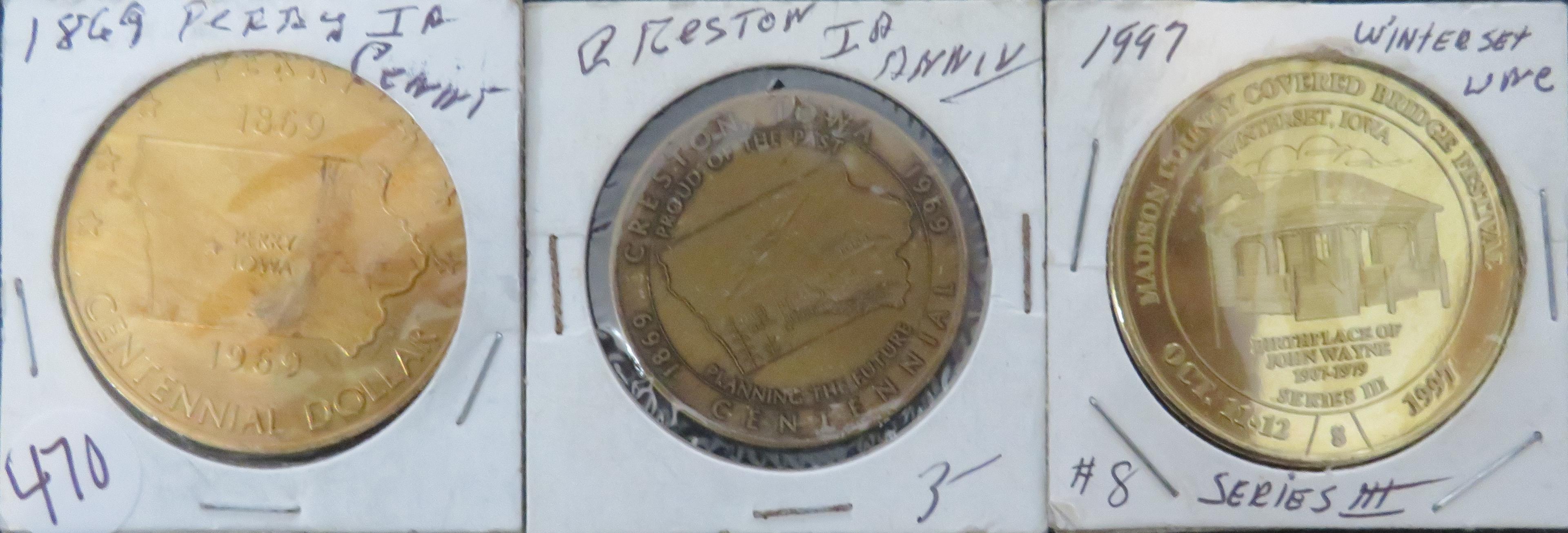 (3) Iowa Coins