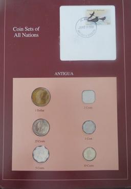 2 Pages Forgien Coin Sets