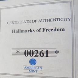 2012- Liberty Bell/ Hallmarks of Freedom Coins