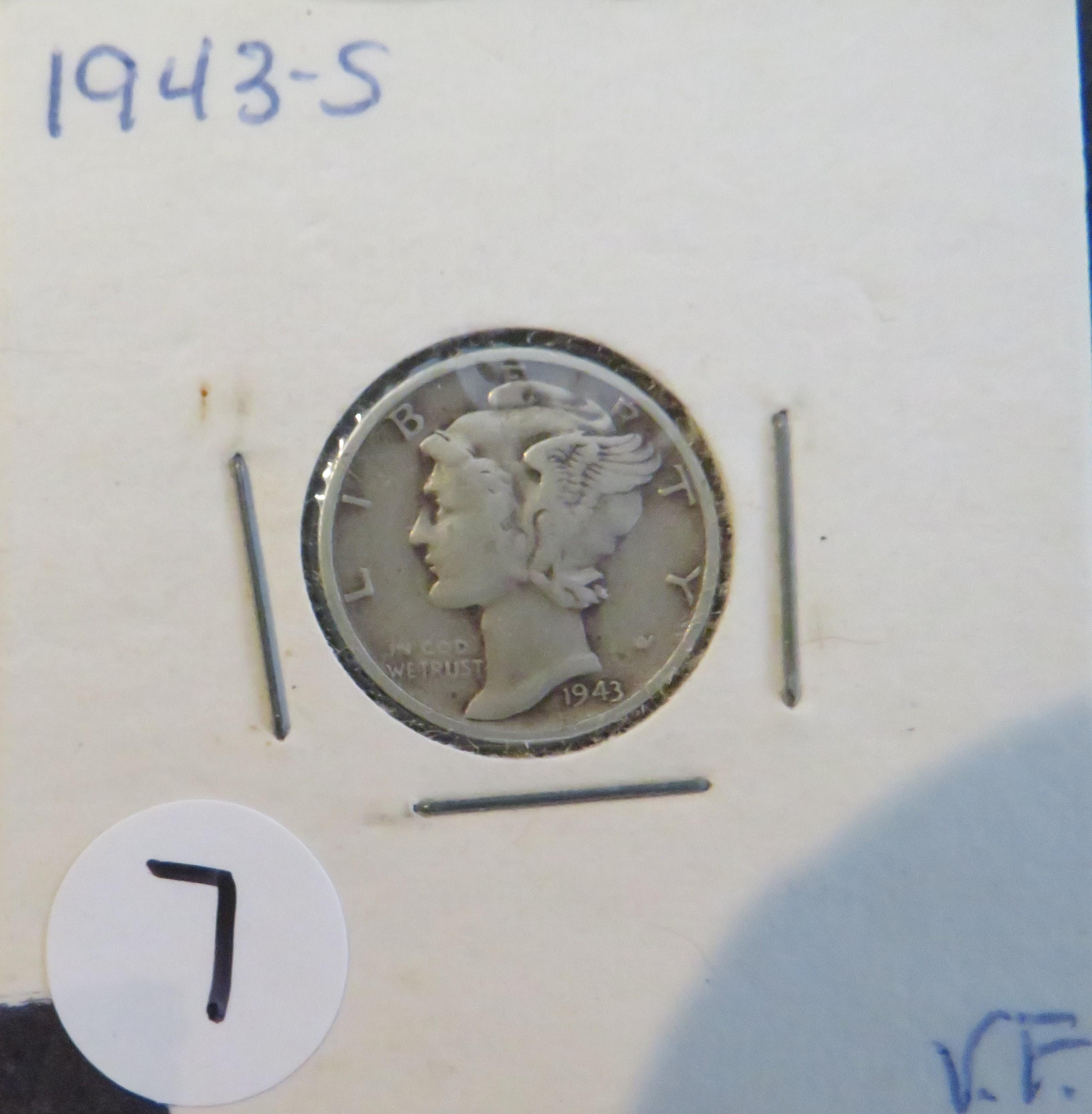 1943-S Mercury Dime