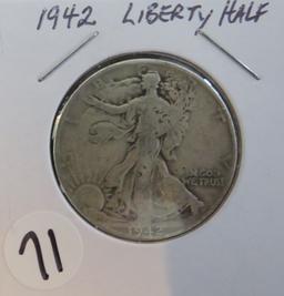 1942- Liberty Walking Half