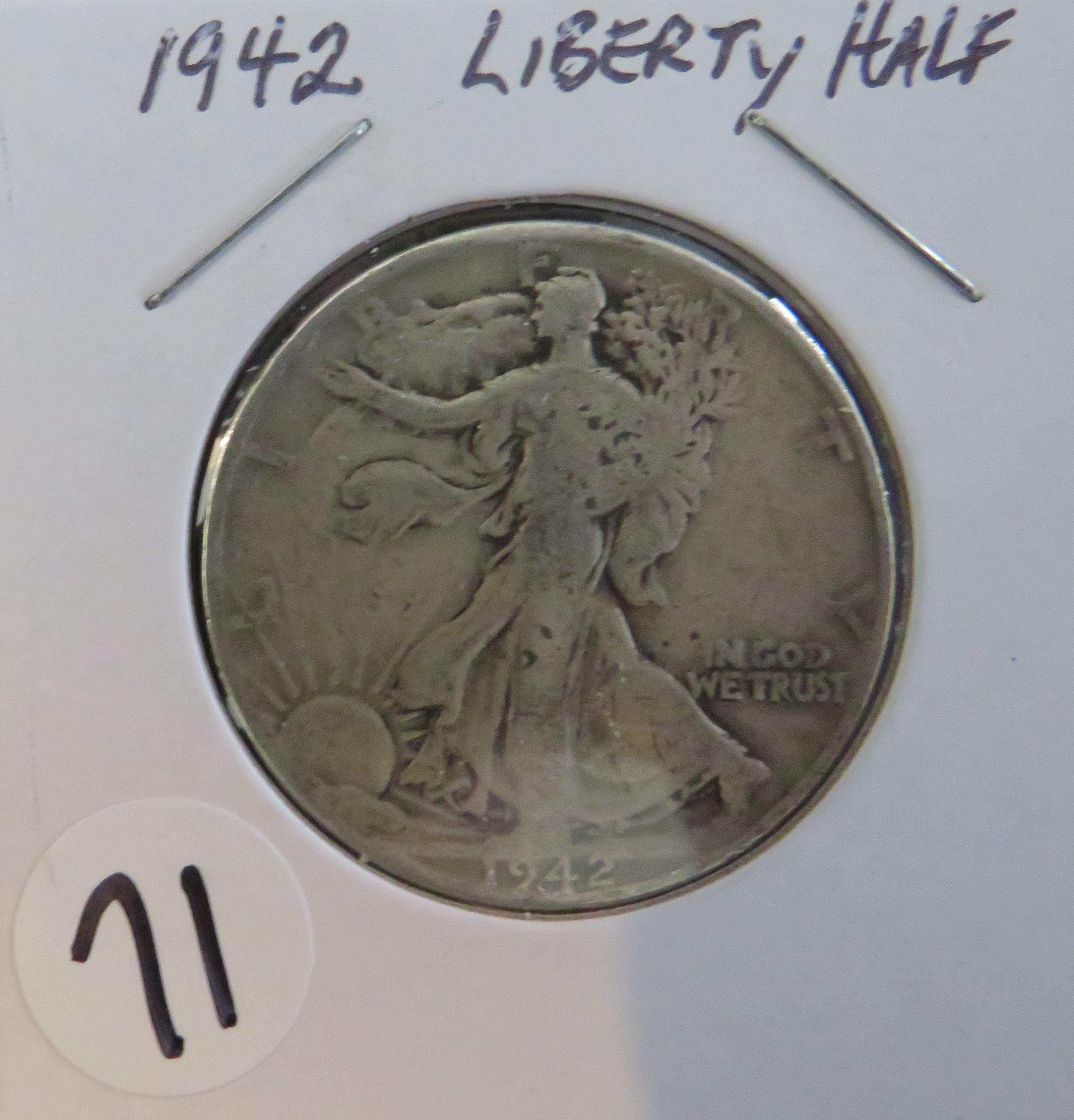 1942- Liberty Walking Half