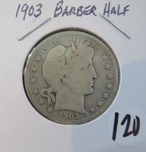 1903- Barber Half Dollar