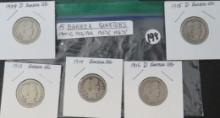 1909-1916- (5) Barber Quarters