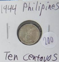 1944- Philppines Ten Centavos